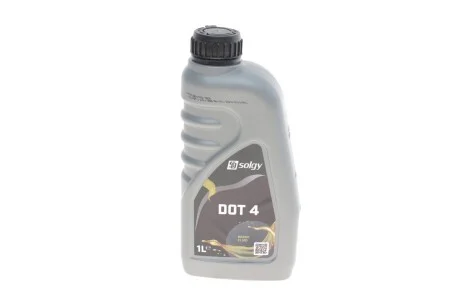 Рідина гальмівна DOT 4 (1 L) для SOLGY 504007 фото товара