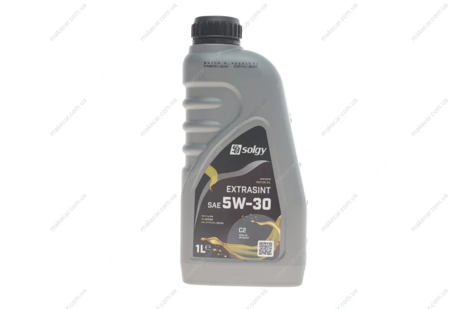 <strong>Олива моторна SAE 5W-30 C2 (1 L) SOLGY 504019 (фото 1)</strong>