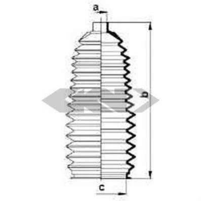 <strong>Пильовик рульового механізма SPIDAN 84014 (фото 1)</strong>