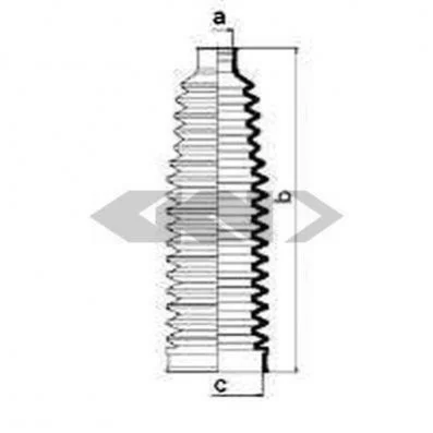 <strong>Пильовик рульового механізма SPIDAN 84076 (фото 1)</strong>