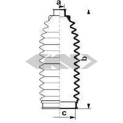 <strong>Чохол захисний Лів (довжина153мм 14мм/48мм) INFINITI M35, M45 NISSAN 350Z, MAXIMA / MAXIMA QX V, MURANO I 2.0-4.5 03.00- SPIDAN 84086 (фото 1)</strong>