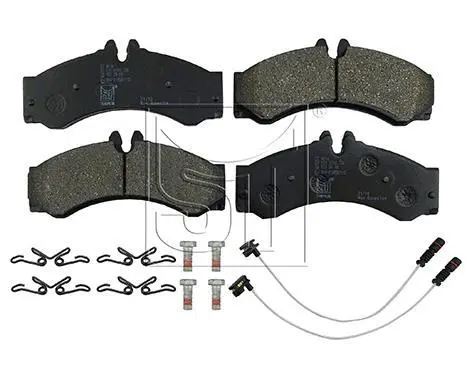 <strong>Дискові гальмівні колодки, комплект, MB, 29076/29153 WVA ST-TEMPLIN 03.120.8700.730 (фото 1)</strong>