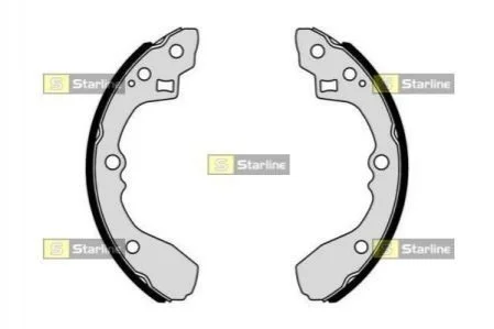 <strong>Гальмівні колодки барабанні STARLINE BC 01054 (фото 1)</strong>