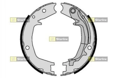 Тормозные колодки барабанные для Hyundai, KIA STARLINE BC 01062 фото товара