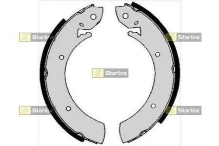 <strong>Гальмівні колодки барабанні STARLINE BC 01150 (фото 1)</strong>