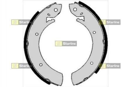 Гальмівні колодки барабанні для Hyundai, Renault, SsangYong STARLINE BC 01150 фото товару