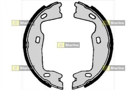 <strong>Гальмівні колодки барабанні STARLINE BC 02570 (фото 1)</strong>