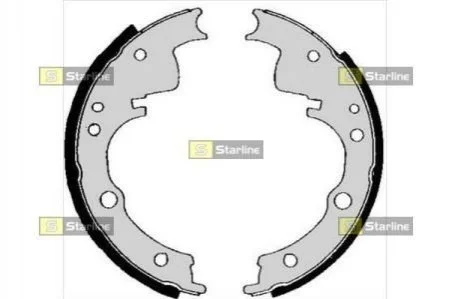<strong>Гальмівні колодки барабанні STARLINE BC 04330 (фото 1)</strong>
