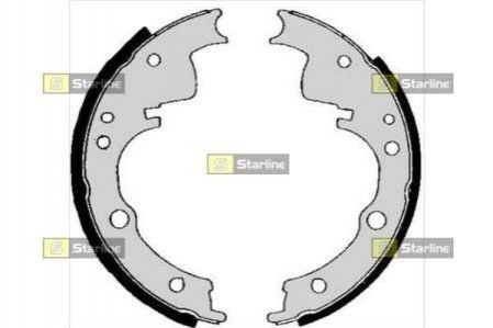 Тормозные колодки барабанные STARLINE BC 04330 фото товара