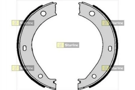 Гальмівні колодки барабанні для STARLINE BC 04690 фото товару