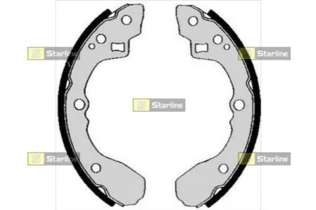 <strong>Гальмівні колодки барабанні STARLINE BC 04840 (фото 1)</strong>