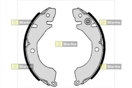 <strong>Тормозные колодки барабанные STARLINE BC 05220 (фото 1)</strong>