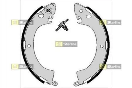 Гальмівні колодки барабанні для Mitsubishi STARLINE BC 05240 фото товару