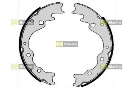 <strong>Гальмівні колодки барабанні STARLINE BC 05450 (фото 1)</strong>