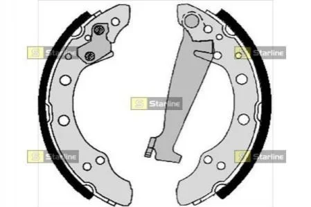 <strong>Тормозные колодки барабанные STARLINE BC 05730 (фото 1)</strong>