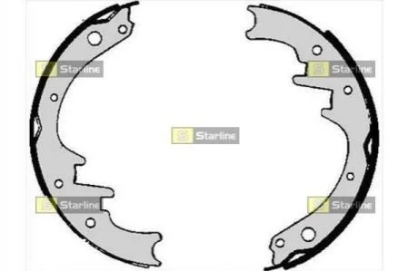 <strong>Гальмівні колодки барабанні STARLINE BC 06010 (фото 1)</strong>