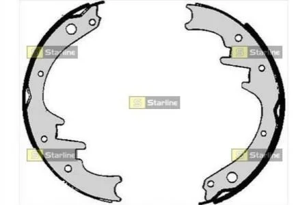 Гальмівні колодки барабанні для Jeep STARLINE BC 06010 фото товару