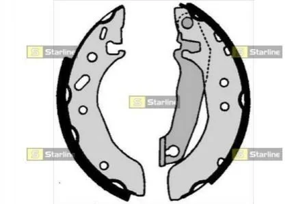 <strong>Тормозные колодки барабанные STARLINE BC 06030 (фото 1)</strong>
