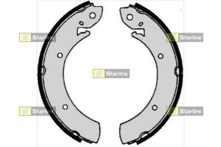 <strong>Гальмівні колодки барабанні STARLINE BC 06070 (фото 1)</strong>