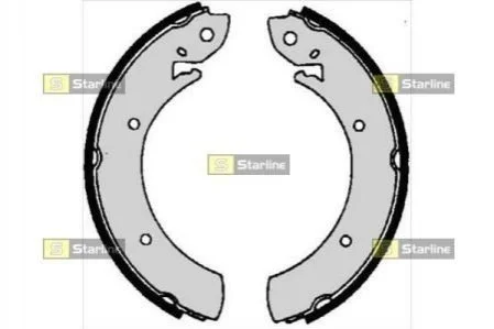 Гальмівні колодки барабанні для Hyundai, Renault, SsangYong STARLINE BC 06070 фото товару