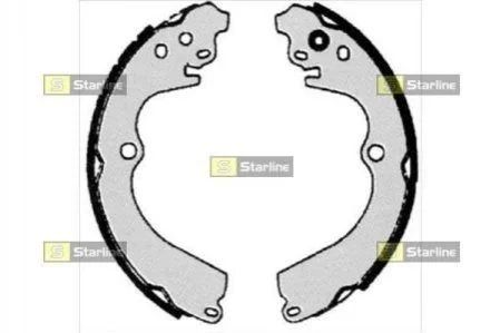 Гальмівні колодки барабанні для STARLINE BC 06230 фото товару