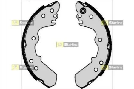 <strong>Гальмівні колодки барабанні STARLINE BC 06340 (фото 1)</strong>