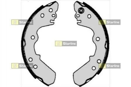 Гальмівні колодки барабанні для Opel, ISUZU STARLINE BC 06340 фото товару