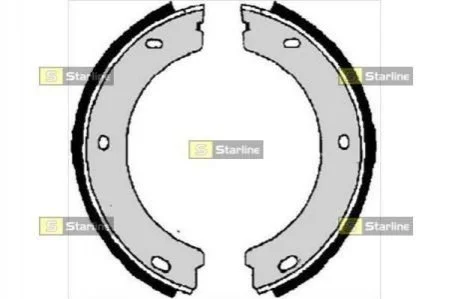 <strong>Гальмівні колодки барабанні STARLINE BC 06400 (фото 1)</strong>