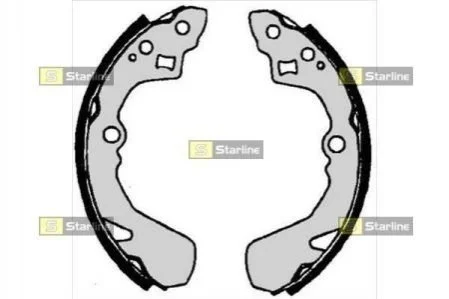 Гальмівні колодки барабанні для Suzuki, Daihatsu, Subaru, Rover STARLINE BC 06430 фото товару
