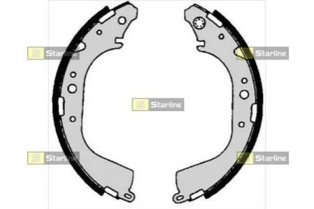 Гальмівні колодки барабанні для Toyota, Nissan STARLINE BC 06710 фото товару