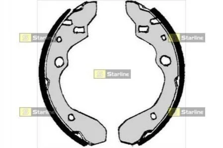 <strong>Гальмівні колодки барабанні STARLINE BC 07010 (фото 1)</strong>