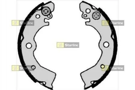 Гальмівні колодки барабанні для Nissan STARLINE BC 07030 фото товару
