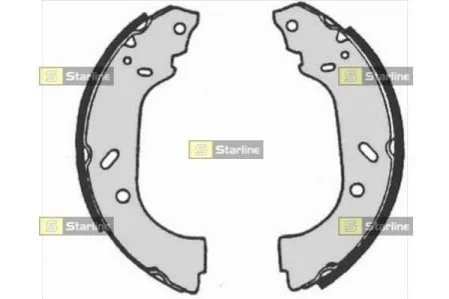 Гальмівні колодки барабанні для STARLINE BC 07150 фото товару
