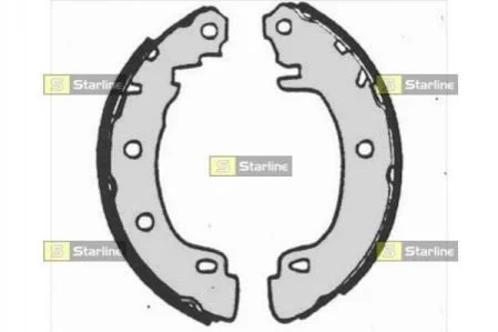 <strong>Тормозные колодки барабанные STARLINE BC 07170 (фото 1)</strong>