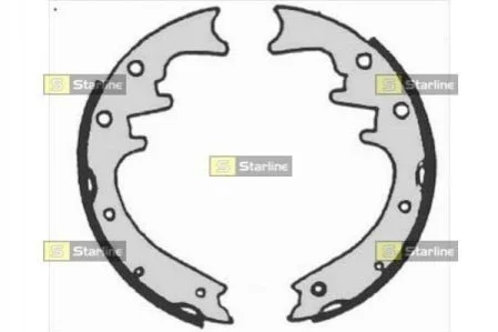 <strong>Гальмівні колодки барабанні STARLINE BC 07205 (фото 1)</strong>