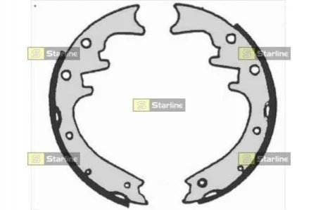Гальмівні колодки барабанні для Jeep STARLINE BC 07205 фото товару
