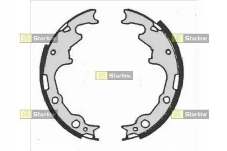 Гальмівні колодки барабанні для Jeep, Dodge, Chrysler STARLINE BC 07240 фото товару
