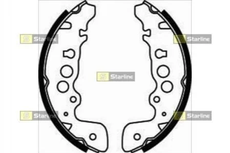 Гальмівні колодки барабанні для Suzuki STARLINE BC 07470 фото товару