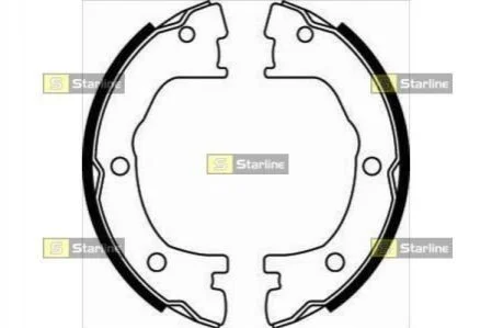 <strong>Гальмівні колодки барабанні STARLINE BC 07800 (фото 1)</strong>
