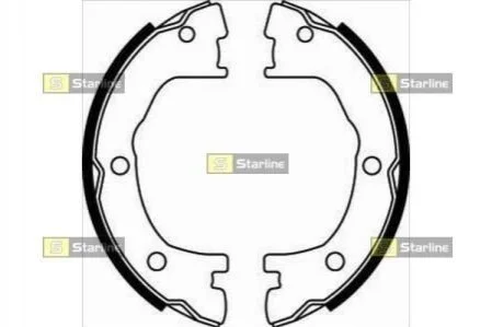 Гальмівні колодки барабанні для STARLINE BC 07800 фото товару