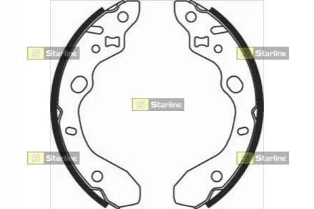 Гальмівні колодки барабанні для Mazda STARLINE BC 07910 фото товару