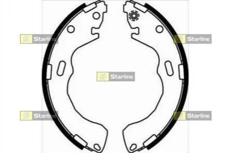 Гальмівні колодки барабанні для Mazda, Ford STARLINE BC 08030 фото товару