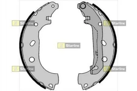Гальмівні колодки барабанні для STARLINE BC 08550 фото товару