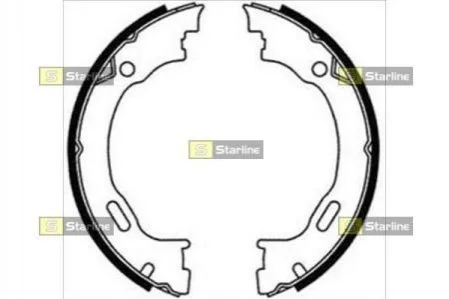 <strong>Гальмівні колодки барабанні STARLINE BC 08720 (фото 1)</strong>