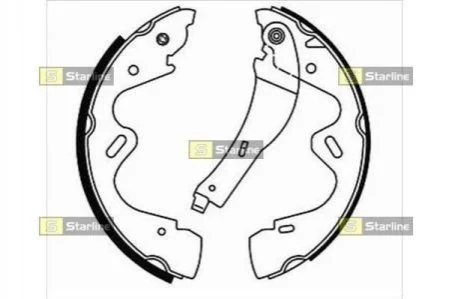 Гальмівні колодки барабанні для Nissan STARLINE BC 08730 фото товару