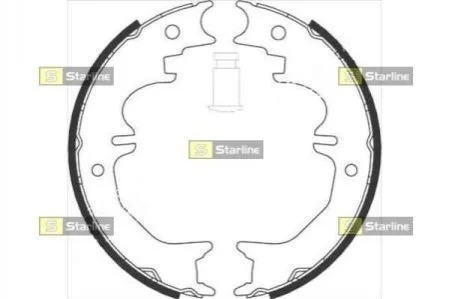 Гальмівні колодки барабанні для Toyota, Lexus STARLINE BC 08850 фото товару
