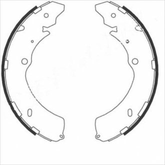 Тормозные колодки барабанные STARLINE BC 08910 фото товара