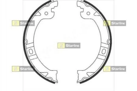 <strong>Тормозные колодки барабанные STARLINE BC 08950 (фото 1)</strong>