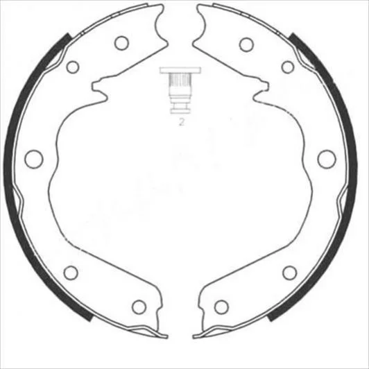 <strong>Тормозные колодки барабанные STARLINE BC 08970 (фото 1)</strong>