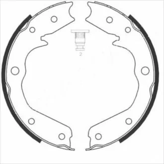 Гальмівні колодки барабанні для Opel STARLINE BC 08970 фото товару